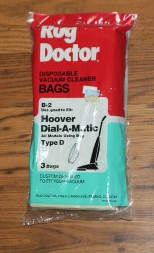 Rug docotor type hoover - type,