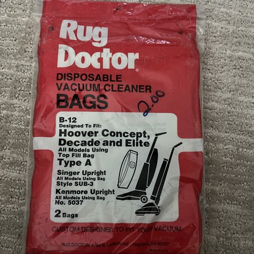 Rug doctor type - ~, b-12